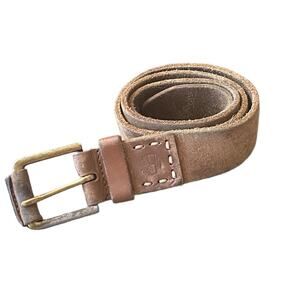 Timberland Brown Suede Leather belt Men 40 XL Vintage